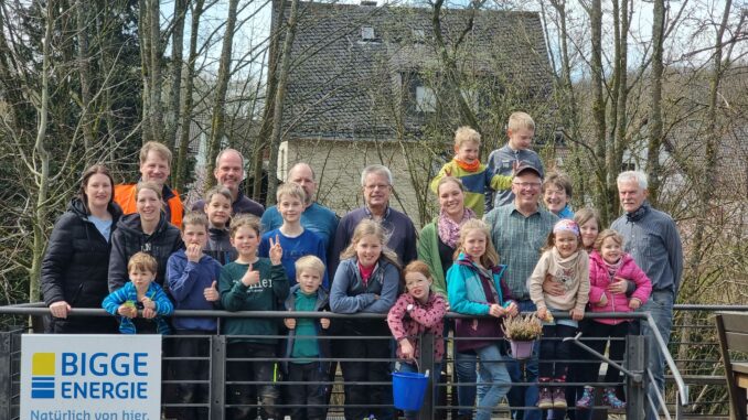 Müllsammelaktion Gruppenbild